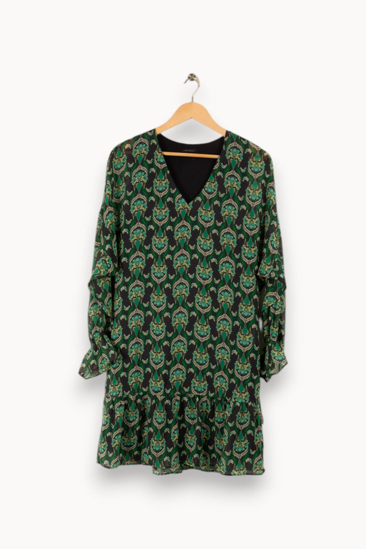 Robe bleue et verte - Taille S/36