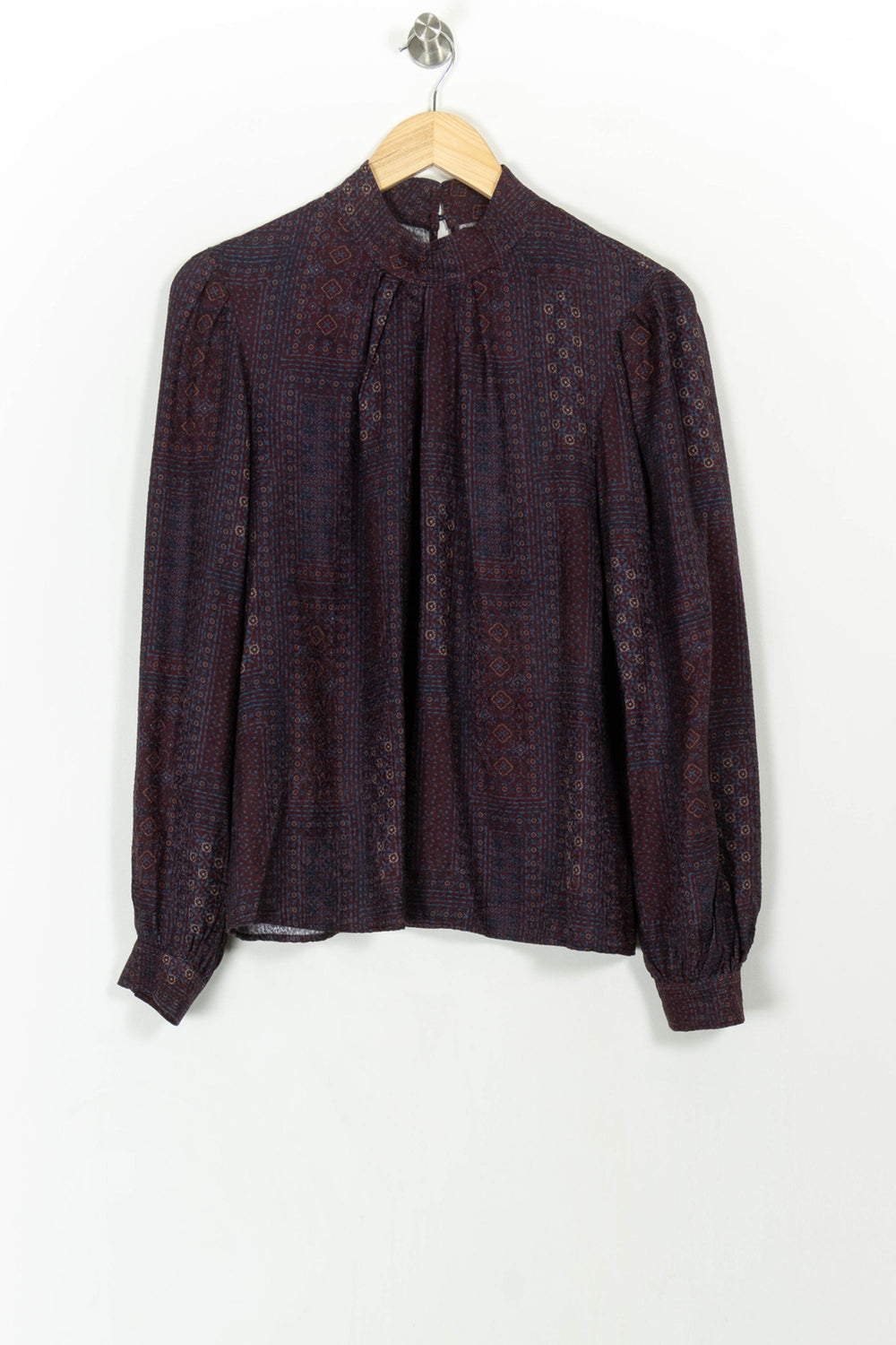 Blouse Bordeaux - Taille XL/42 de la marque Vanessa Bruno | PARAD23862 - Vendu par Paradigme - Image 2