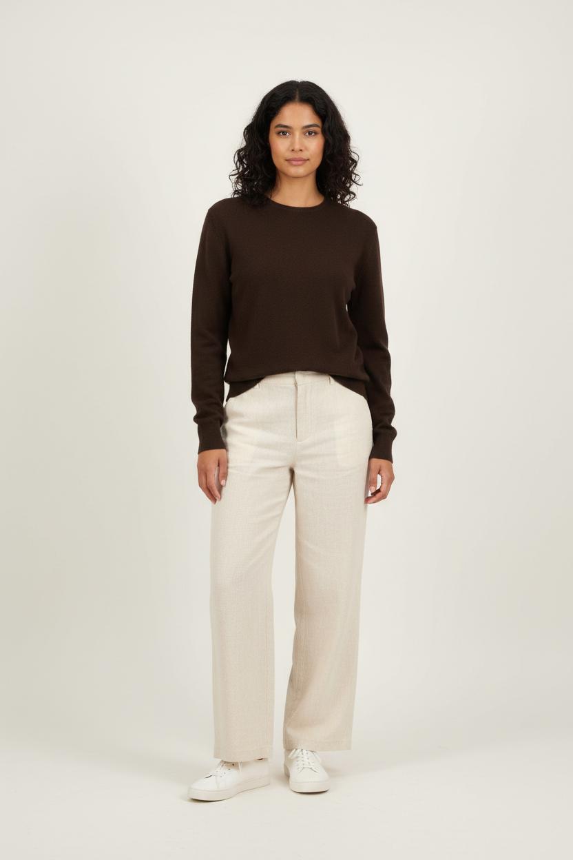 Pull Marron - Taille L/40 de la marque Eric Bompard | PARAD23906 - Vendu par Paradigme - Image 1