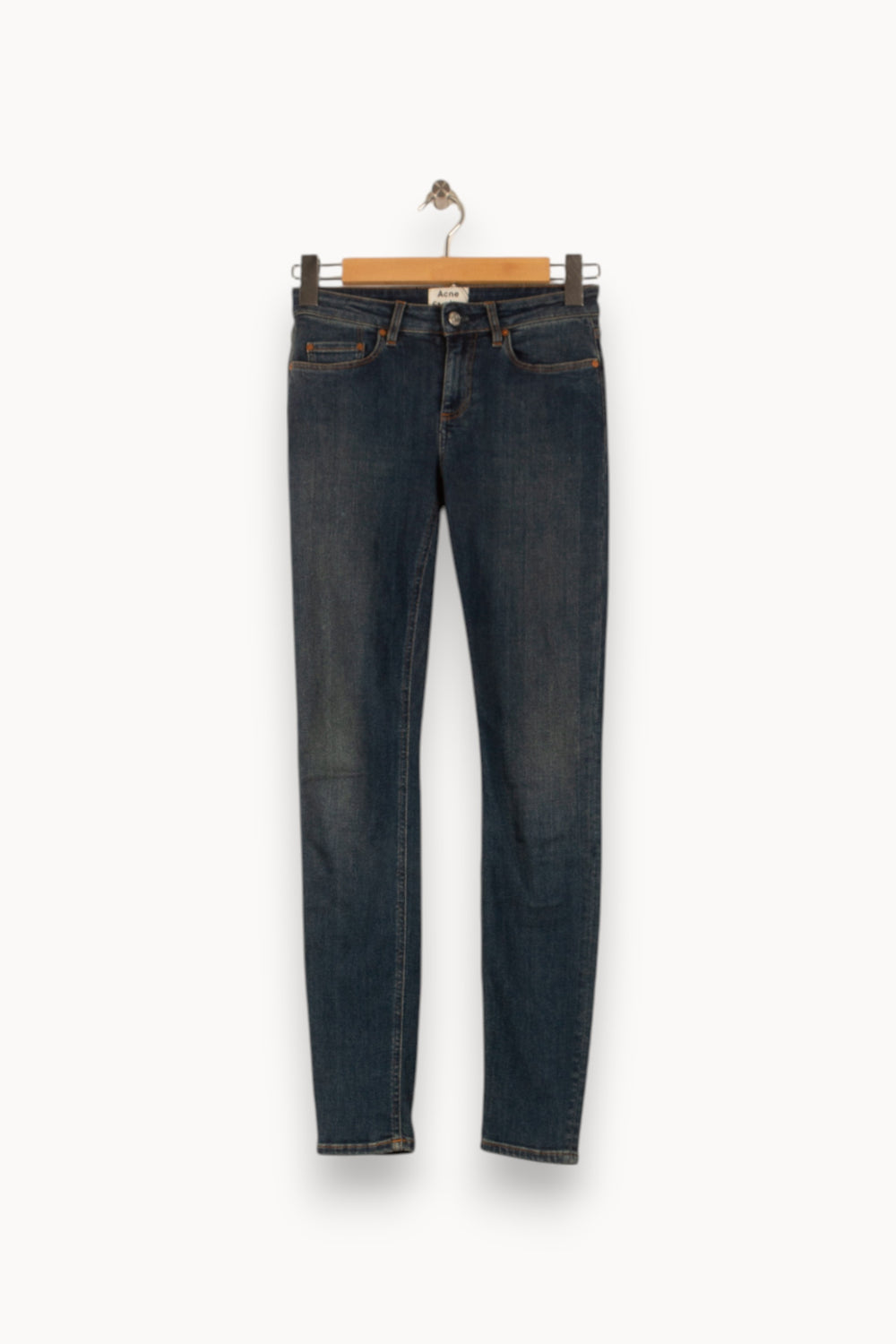 Jean Slim Bleu - Taille XS/34 de la marque Acne Studios | PARAD23942 - Vendu par Paradigme - Image 2