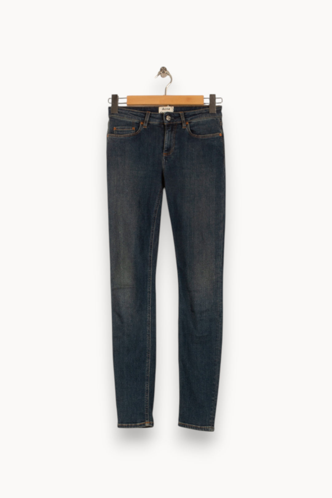 Jean Slim Bleu - Taille XS/34 de la marque Acne Studios | PARAD23942 - Vendu par Paradigme - Image 2