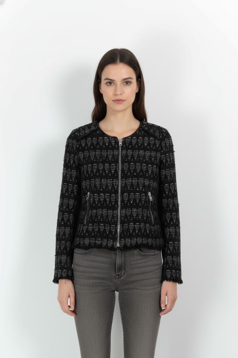 Veste Noire et Grise - Taille XS/34 de la marque IRO | PARAD23960 - Vendu par Paradigme - Image 1