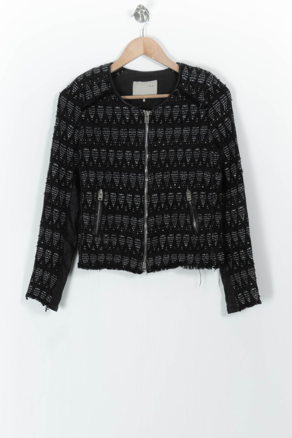 Veste Noire et Grise - Taille XS/34 de la marque IRO | PARAD23960 - Vendu par Paradigme - Image 2