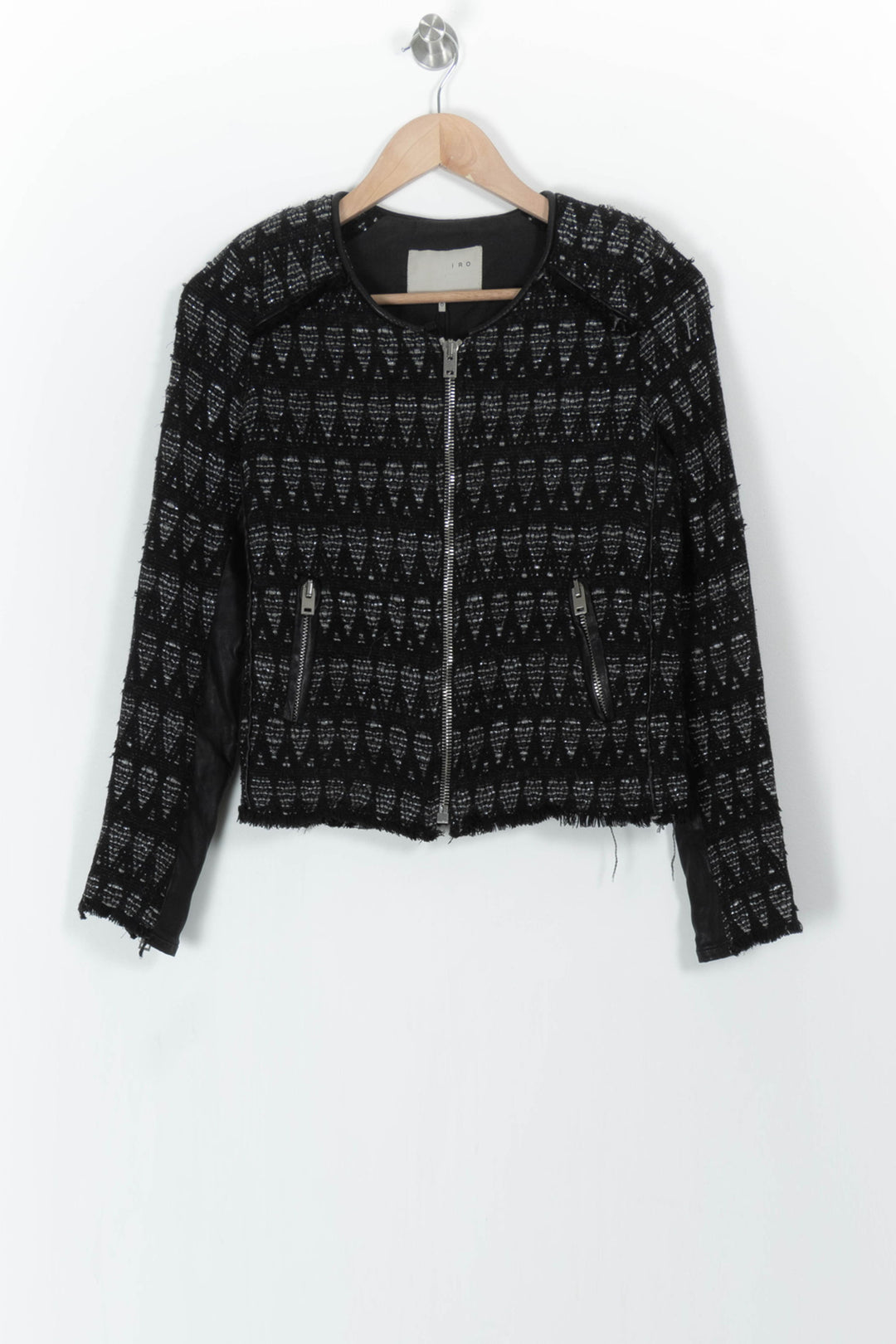 Veste Noire et Grise - Taille XS/34 de la marque IRO | PARAD23960 - Vendu par Paradigme - Image 2