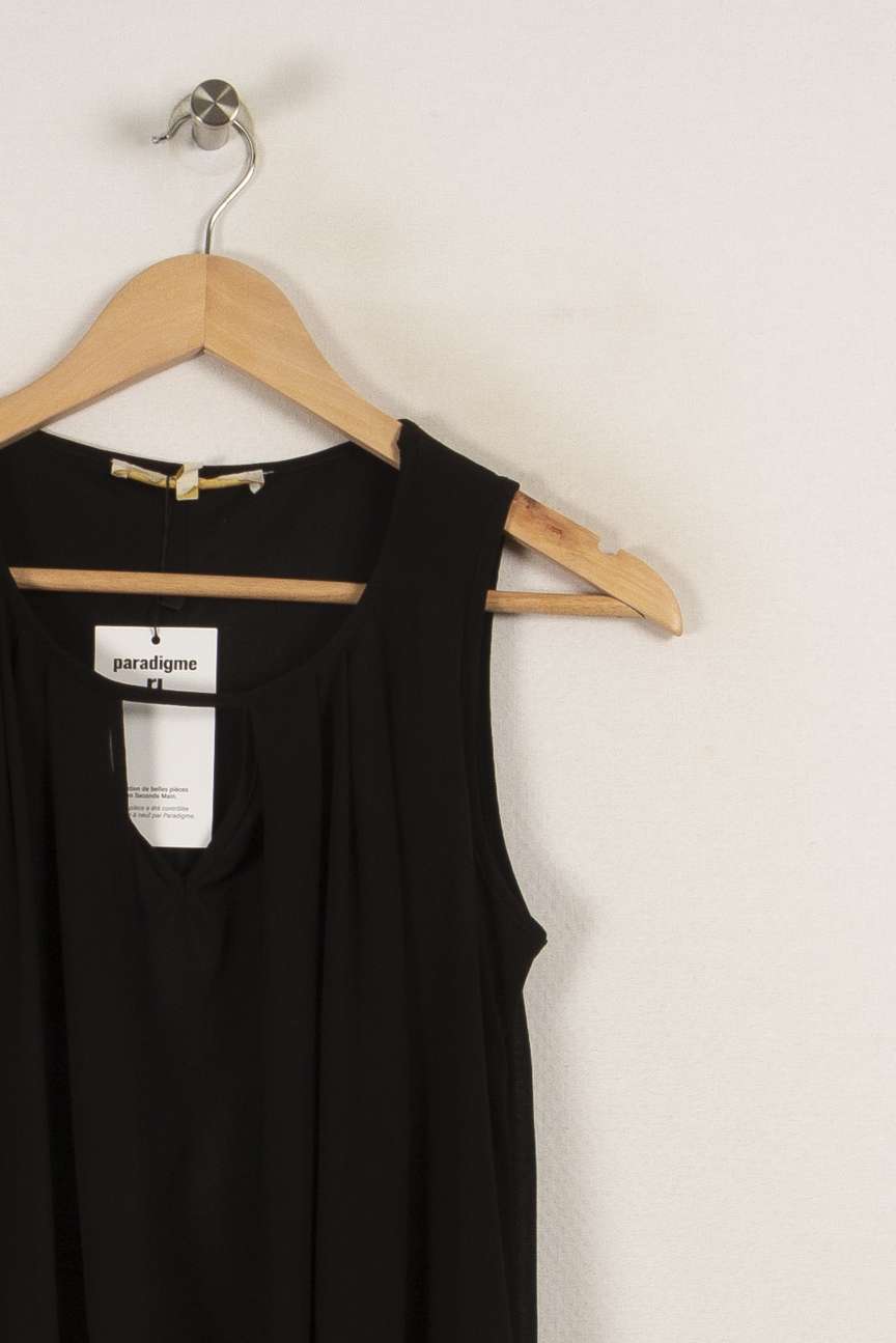 Robe noire - Taille M/38 de la marque La Fée Maraboutée | PARAD23964 - Vendu par Paradigme - Image 2