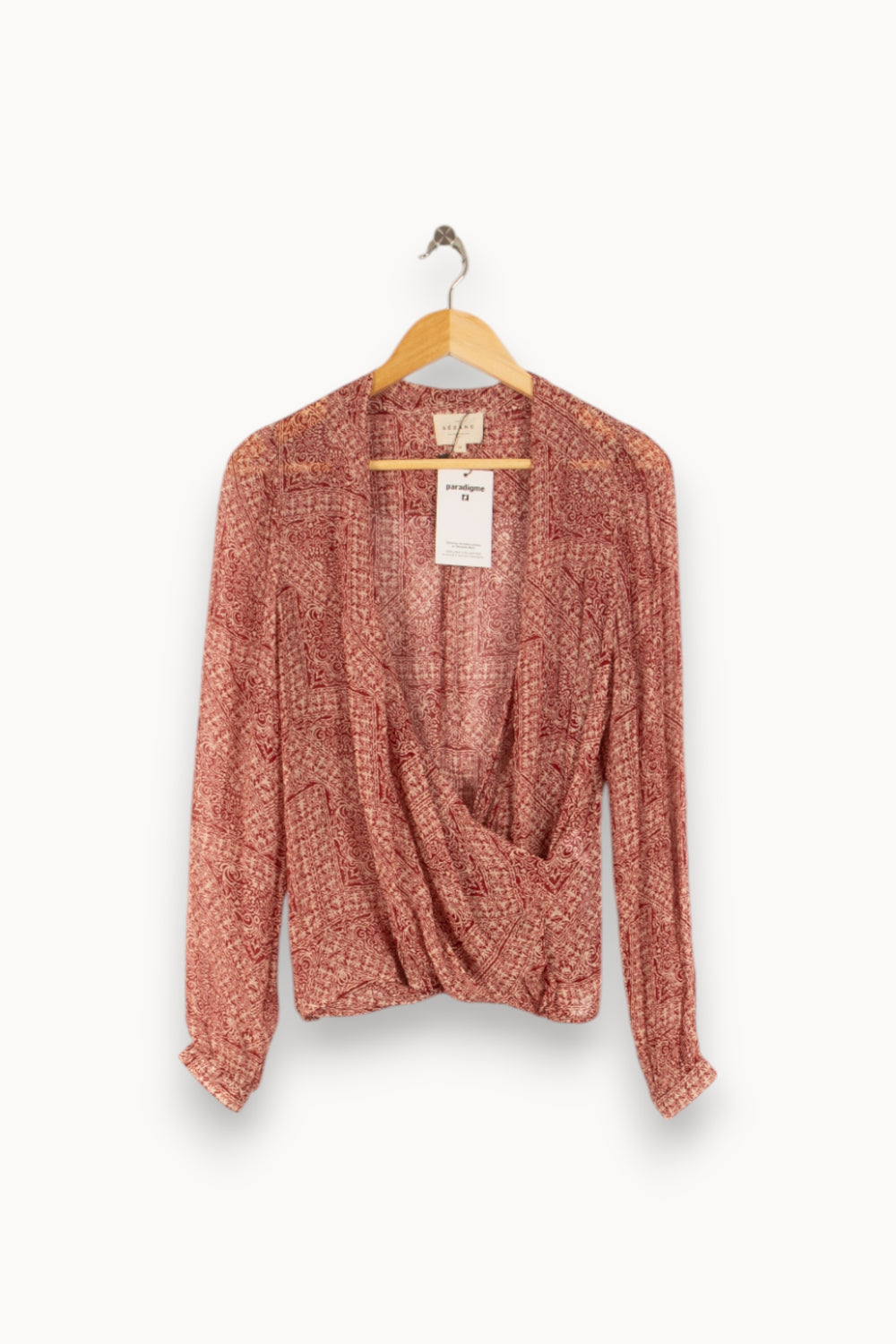 Blouse Rouge - Taille S/36 de la marque Sézane | PARAD23970 - Vendu par Paradigme - Image 2