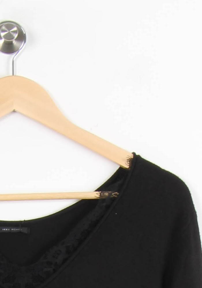 Robe Noire - Taille S/36 de la marque IKKS | PARAD23998 - Vendu par Paradigme - Image 3