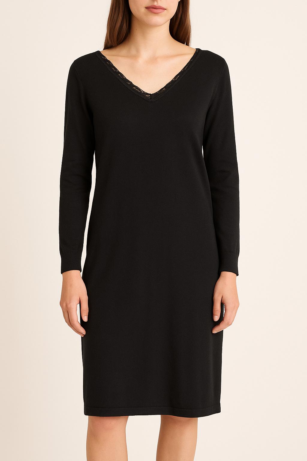 Robe Noire - Taille S/36 de la marque IKKS | PARAD23998 - Vendu par Paradigme - Image 1