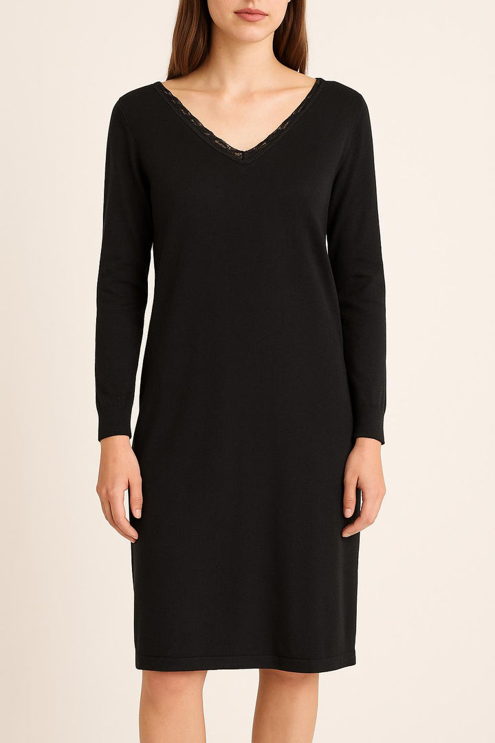 Robe Noire - Taille S/36 de la marque IKKS | PARAD23998 - Vendu par Paradigme - Image 1