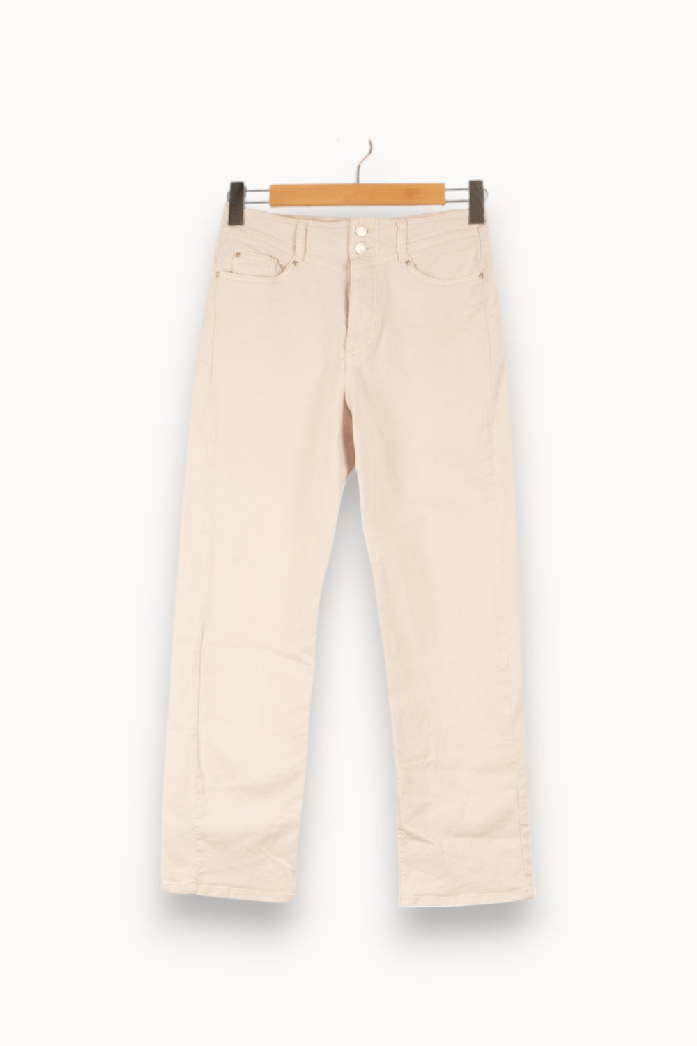 Jean Beige - Taille M/38 de la marque IKKS | PARAD24000 - Vendu par Paradigme - Image 2