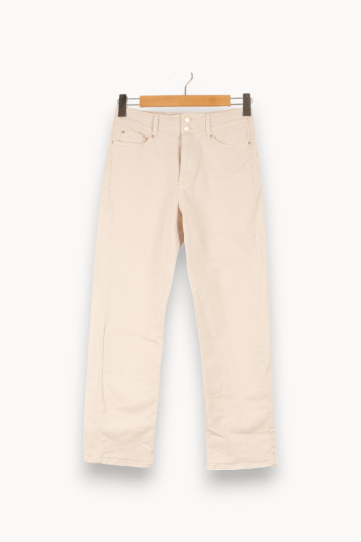 Jean Beige - Taille M/38 de la marque IKKS | PARAD24000 - Vendu par Paradigme - Image 2