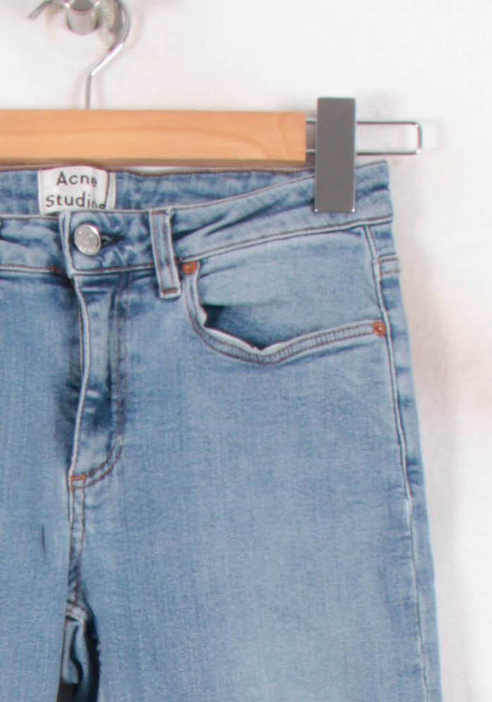 Jean Slim Bleu - Taille S/36 de la marque Acne Studios | PARAD24025 - Vendu par Paradigme - Image 3