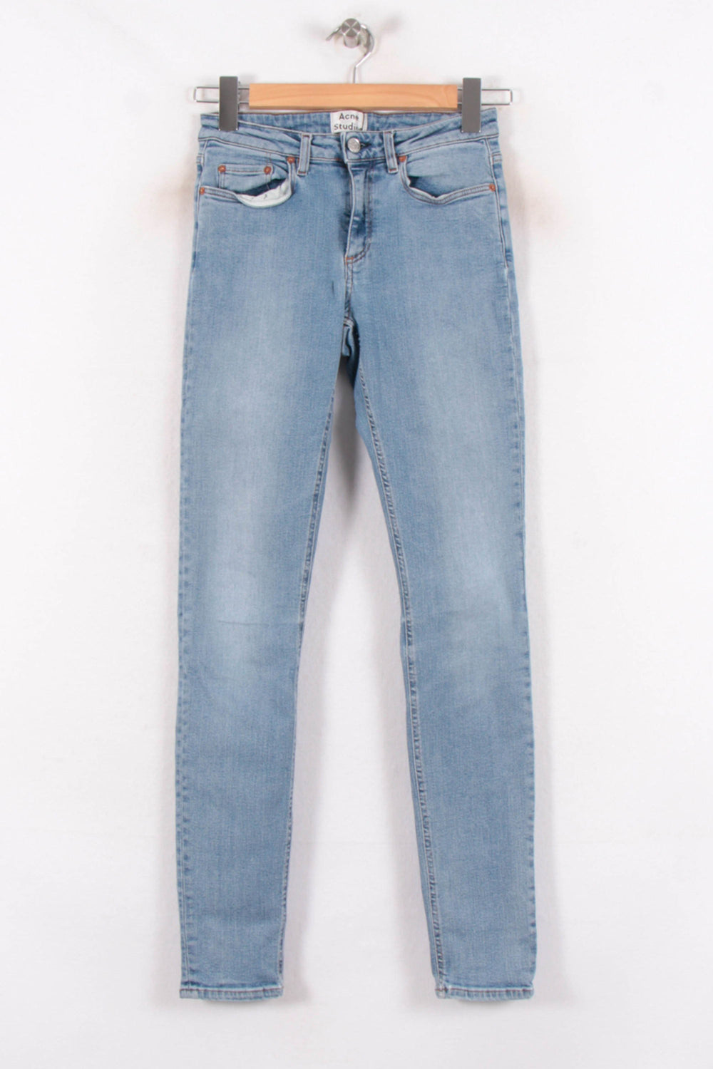 Jean Slim Bleu - Taille S/36 de la marque Acne Studios | PARAD24025 - Vendu par Paradigme - Image 2