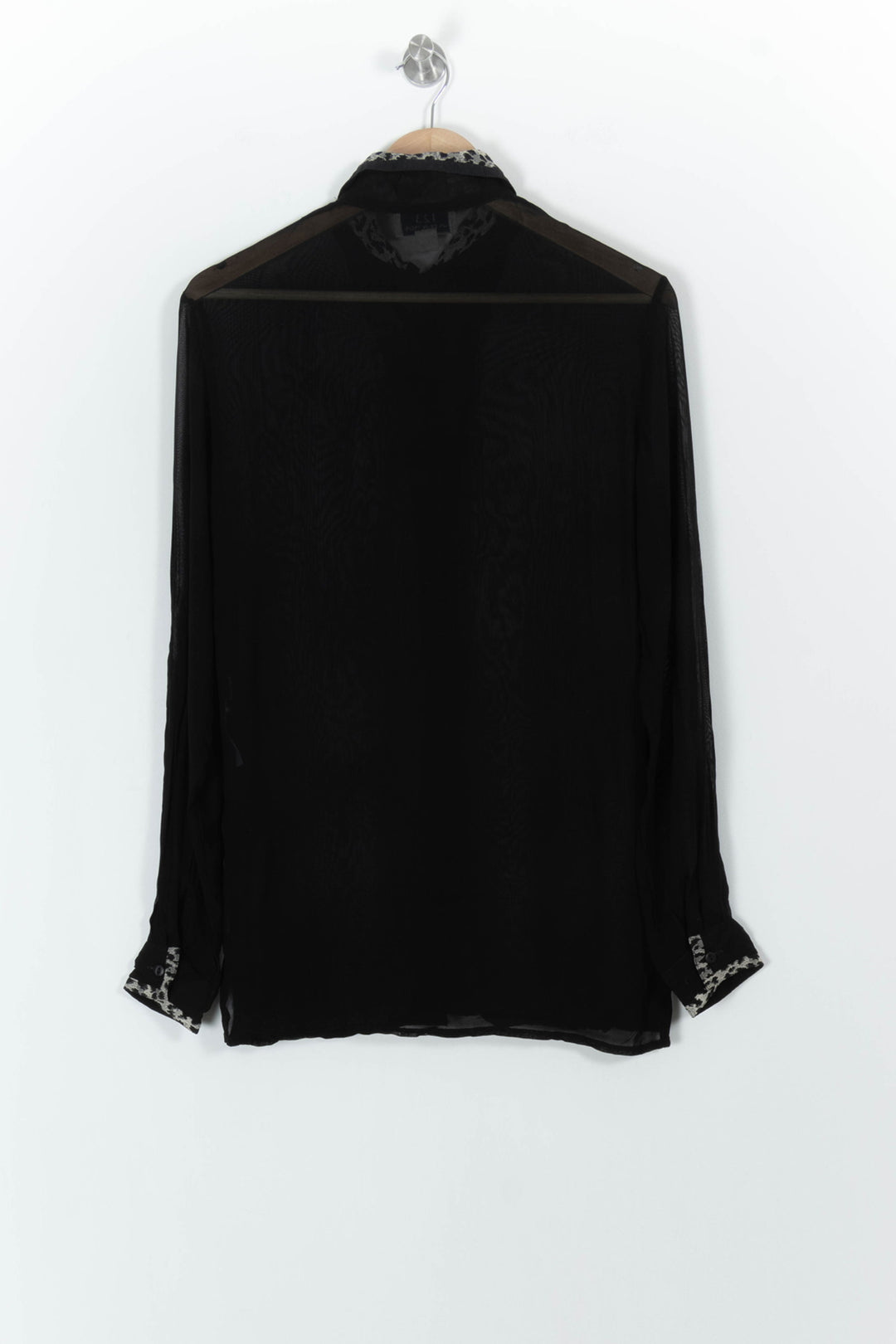 Chemise Noire et Grise - Taille S/36 de la marque Maison 123 | PARAD24067 - Vendu par Paradigme - Image 4