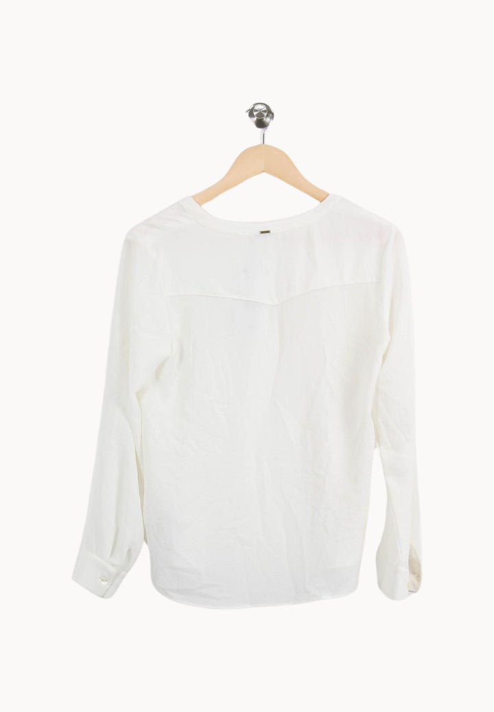 Blouse Blanche - Taille XS/34 de la marque IKKS | PARAD24074 - Vendu par Paradigme - Image 4