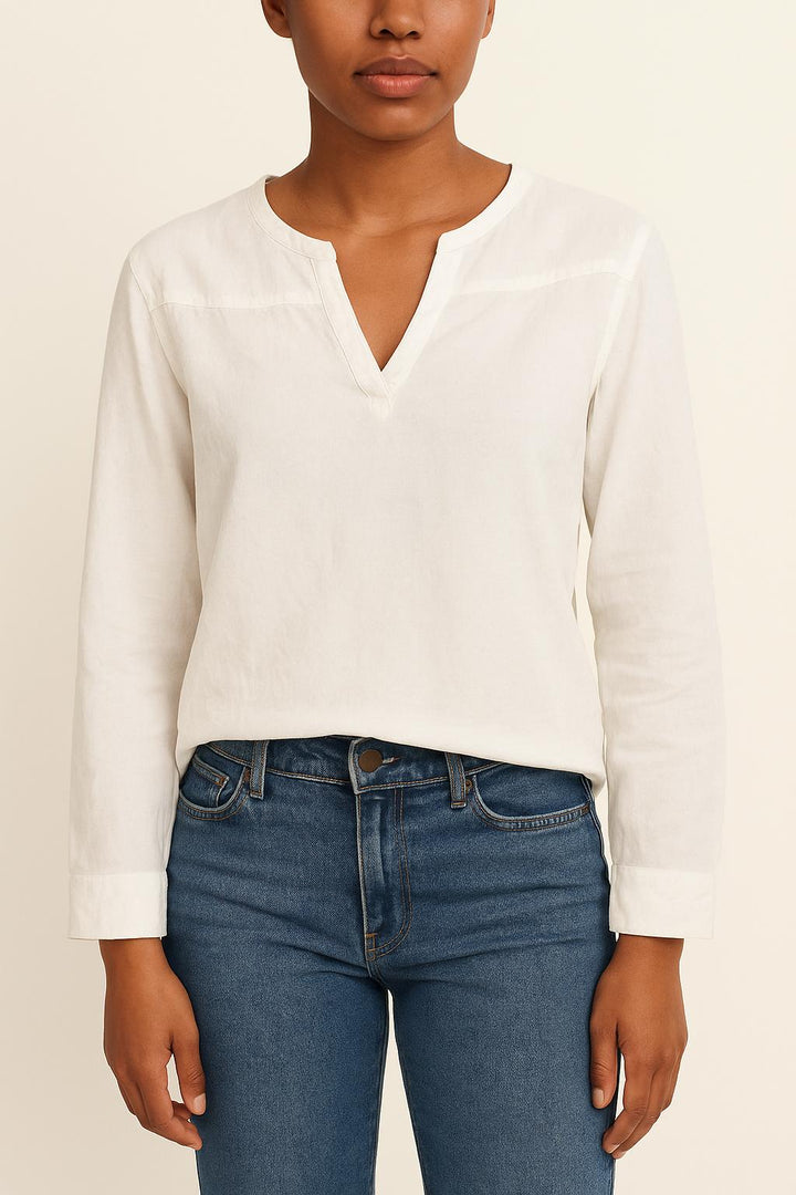 Blouse Blanche - Taille XS/34 de la marque IKKS | PARAD24074 - Vendu par Paradigme - Image 1
