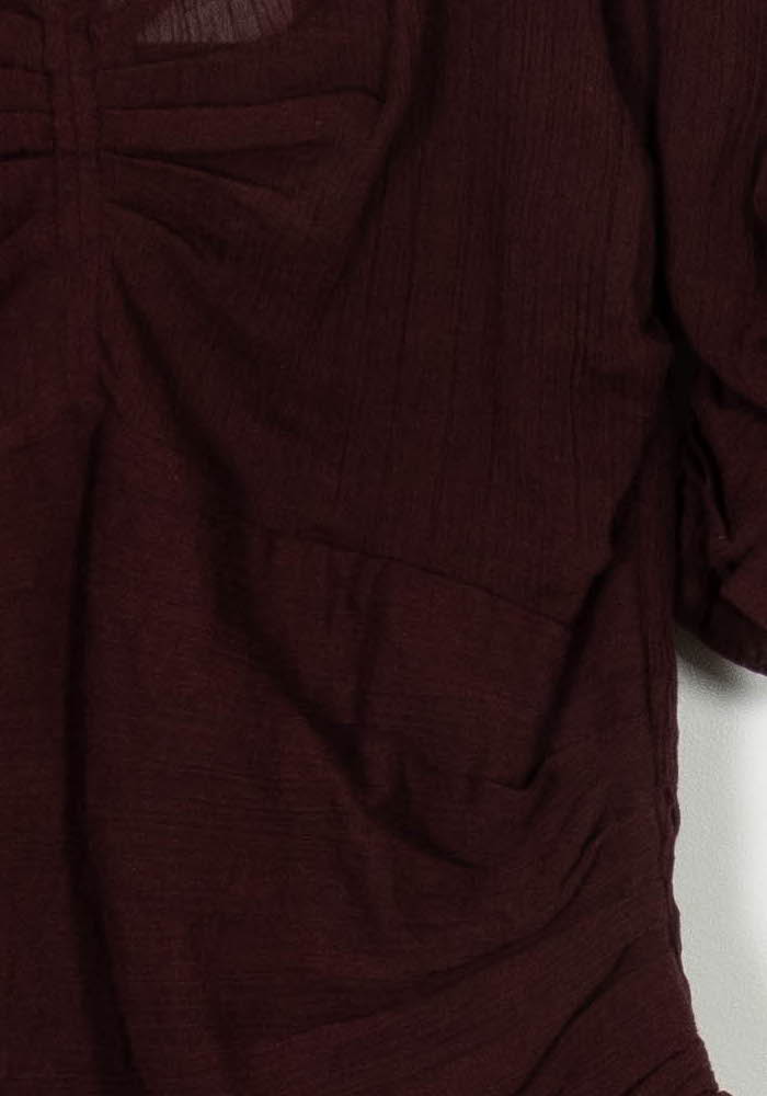 Blouse Bordeaux - Taille S/36 de la marque Isabel Marant | PARAD24161 - Vendu par Paradigme - Image 3