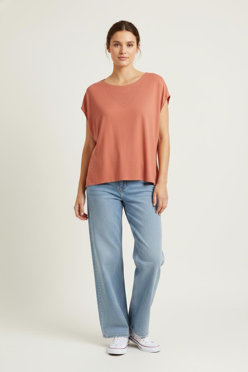 Top rose - Taille S/36