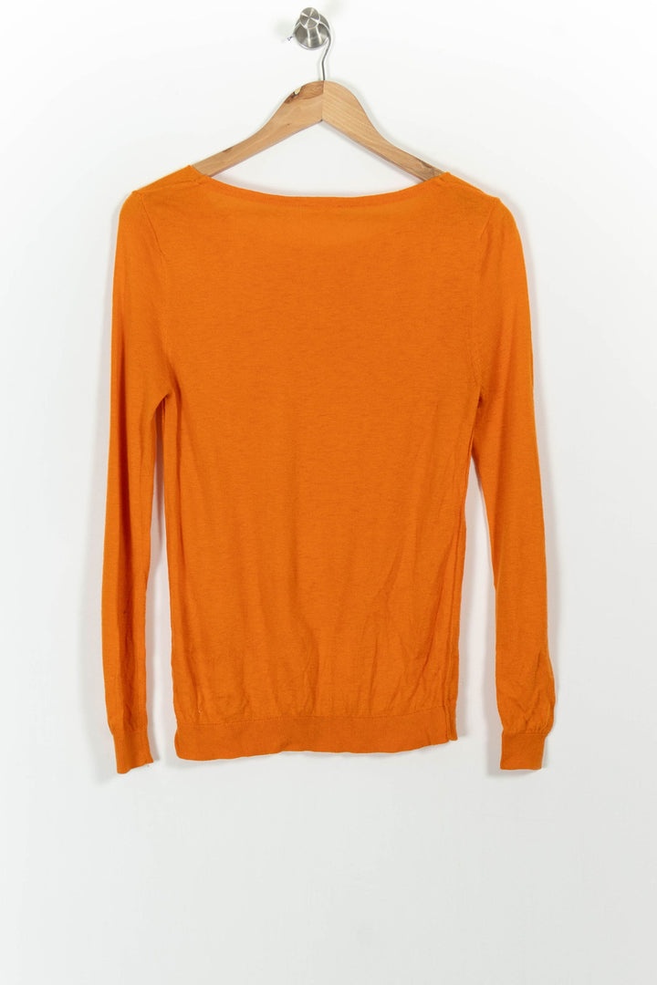 Pull Orange - Taille S/36 de la marque American Vintage | PARAD24240 - Vendu par Paradigme - Image 4