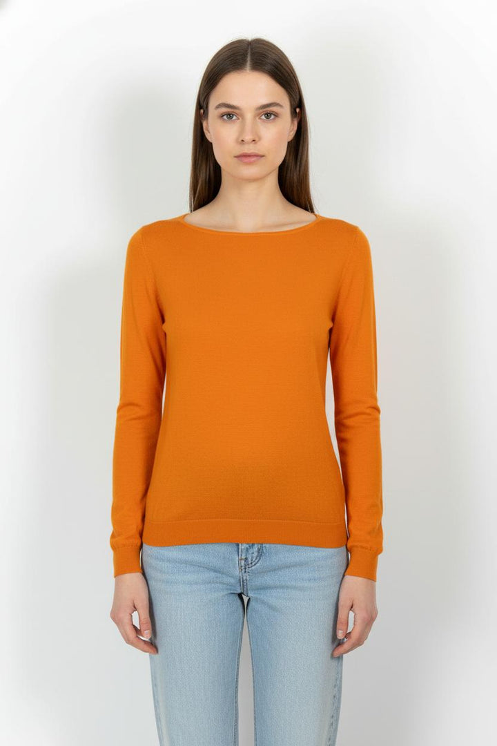 Pull Orange - Taille S/36 de la marque American Vintage | PARAD24240 - Vendu par Paradigme - Image 1