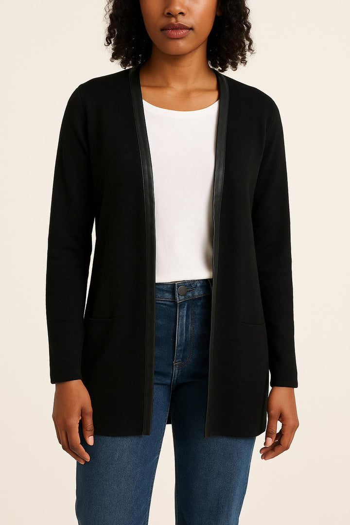 Cardigan Noir - Taille S/36 de la marque IKKS | PARAD24279 - Vendu par Paradigme - Image 1