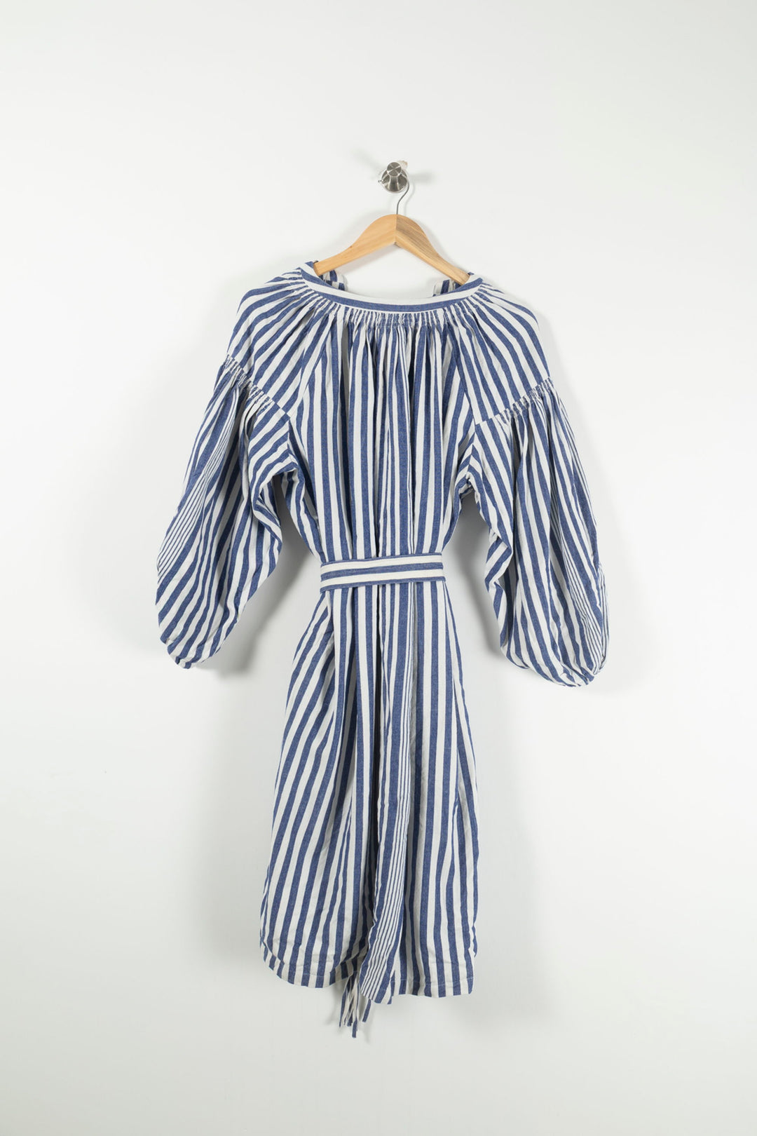 Robe chemise bleu et blanc - Taille L/40 de la marque Vanessa Bruno | PARAD24284 - Vendu par Paradigme - Image 4