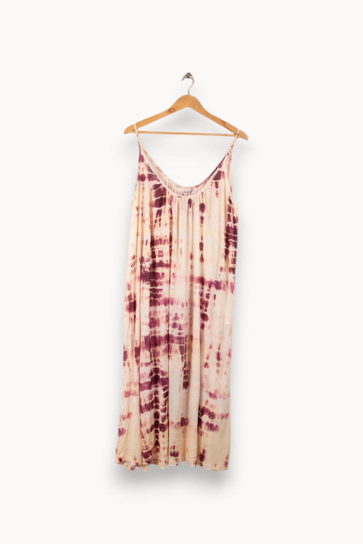 Robe longue violette-rose - Taille L/40