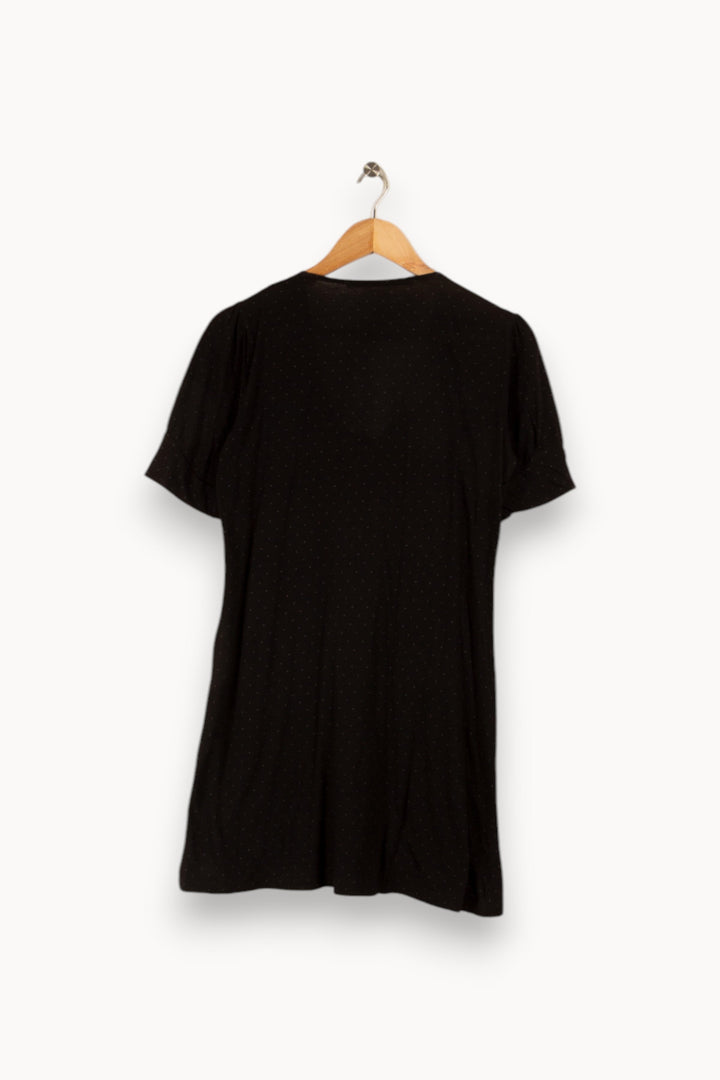 Robe noire à pois blancs - Taille XXL/44