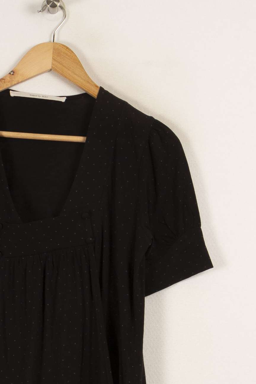 Robe noire à pois blancs - Taille XXL/44