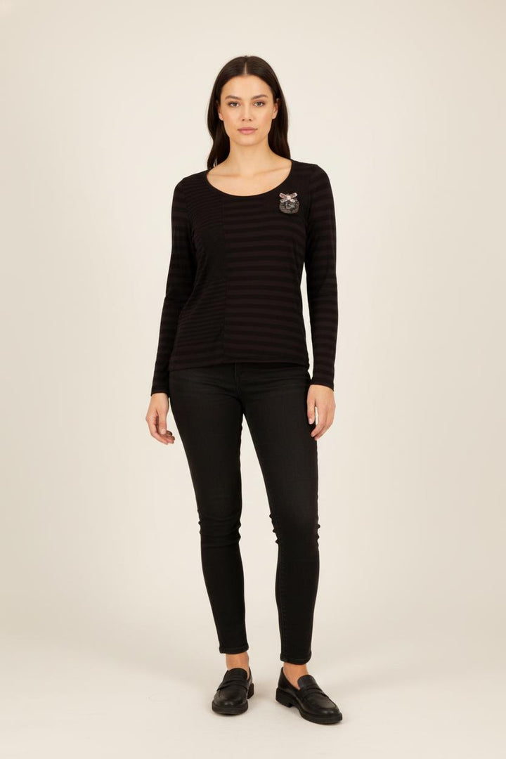 Top noir - Taille L/40