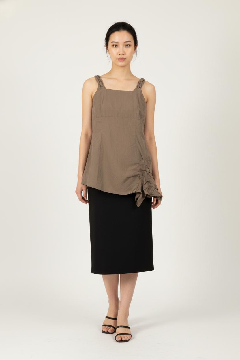 Top marron - Taille XL/42