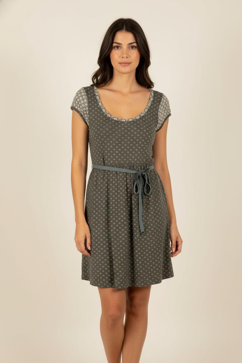 Top gris à motifs - Taille XL/42