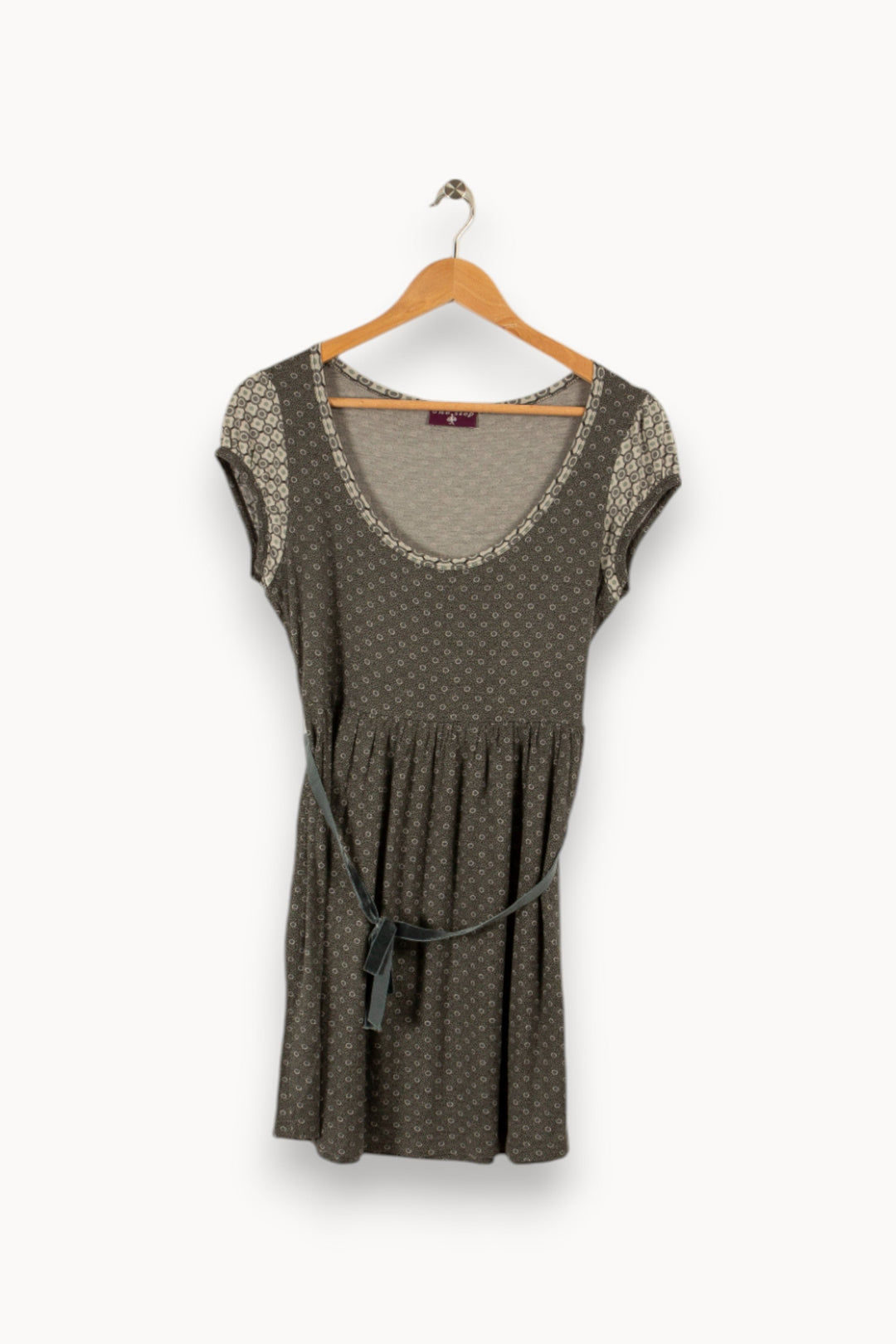 Top gris à motifs - Taille XL/42