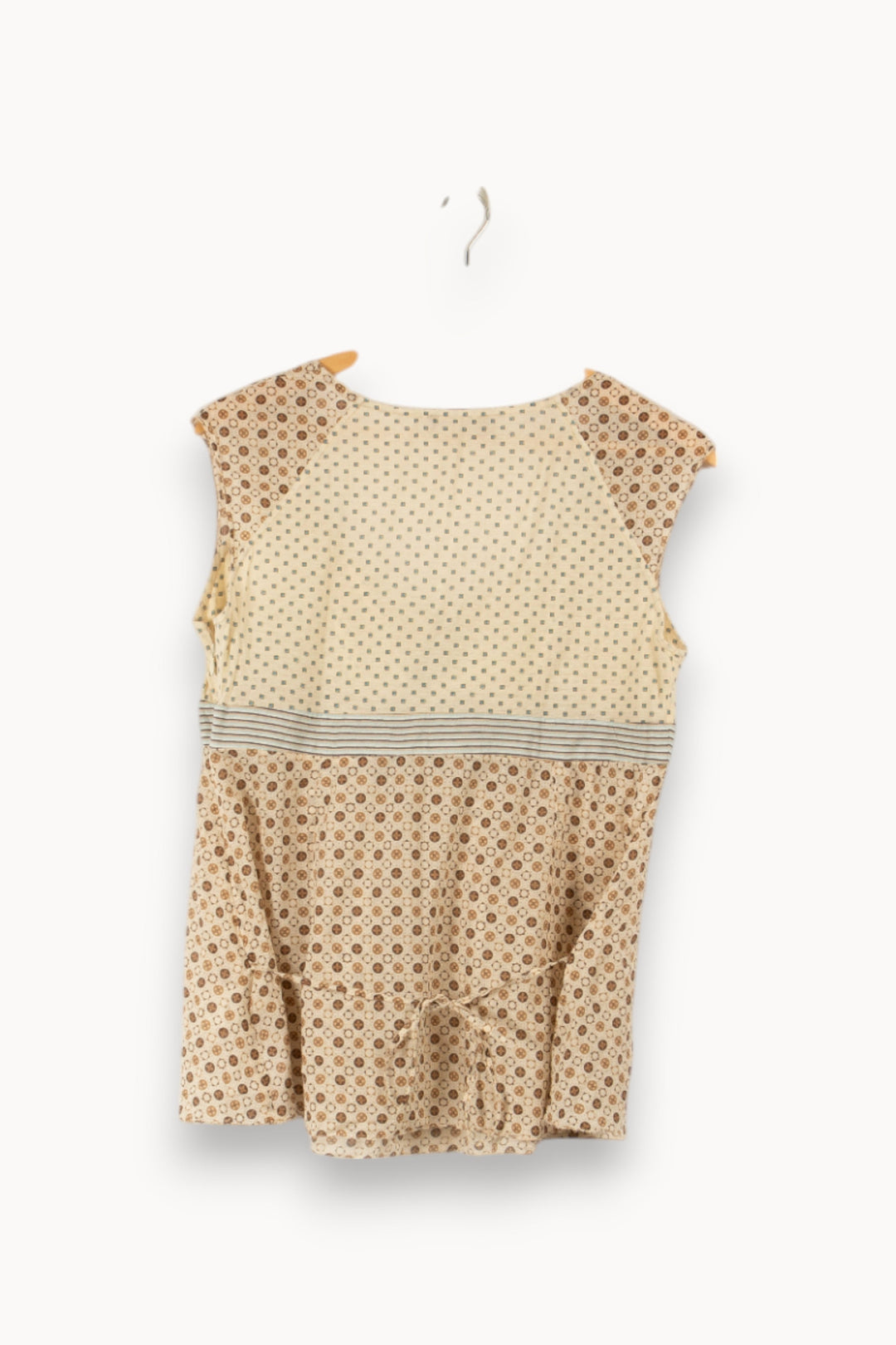 Blouse beige à motifs - Taille XXL/44