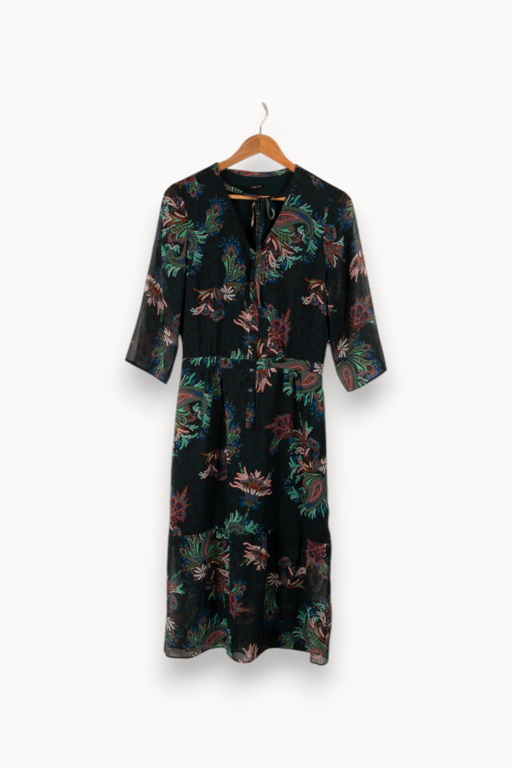 Robe longue à motifs - Taille M/38