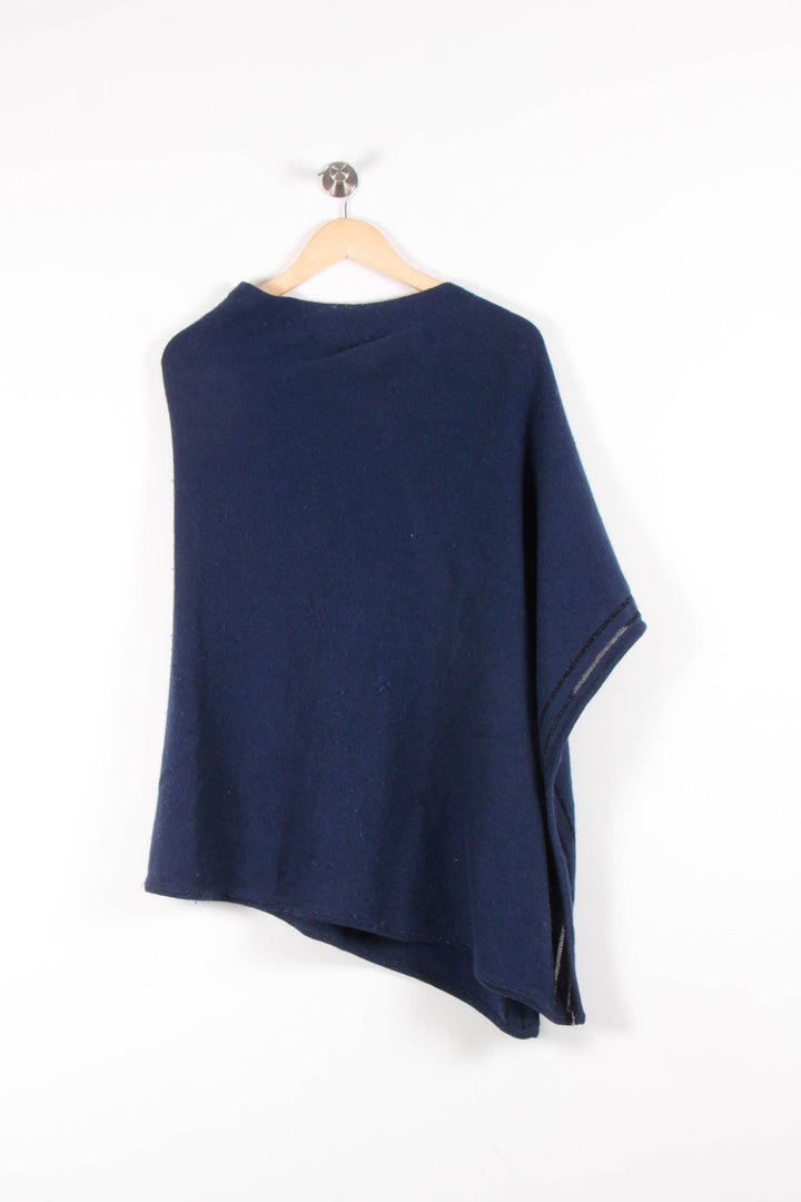 Poncho Bleu - Taille S/36 de la marque Sud express | PARAD24473 - Vendu par Paradigme - Image 4