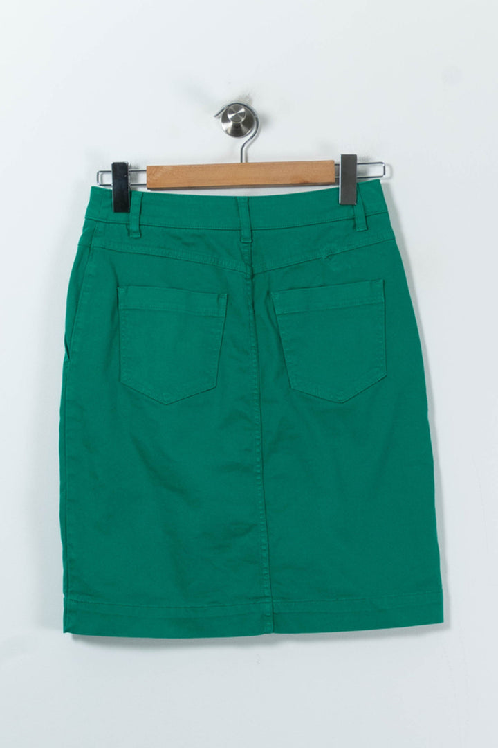 Jupe Courte Verte - Taille S/36 de la marque Caroll | PARAD24475 - Vendu par Paradigme - Image 4