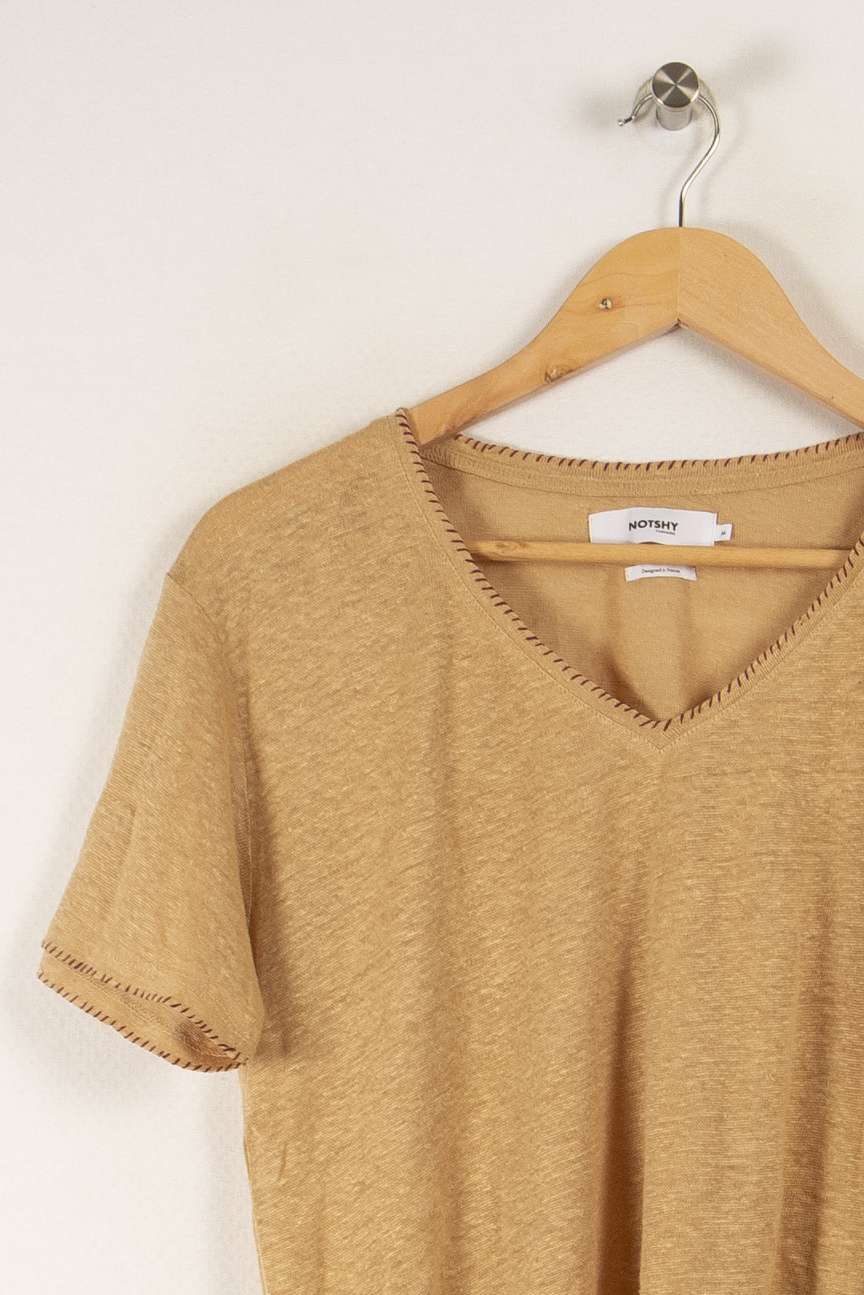 T-shirt Beige - Taille M/38