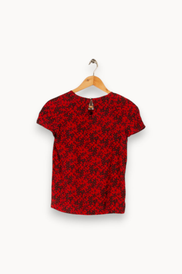 Blouse rouge - Taille XS/34