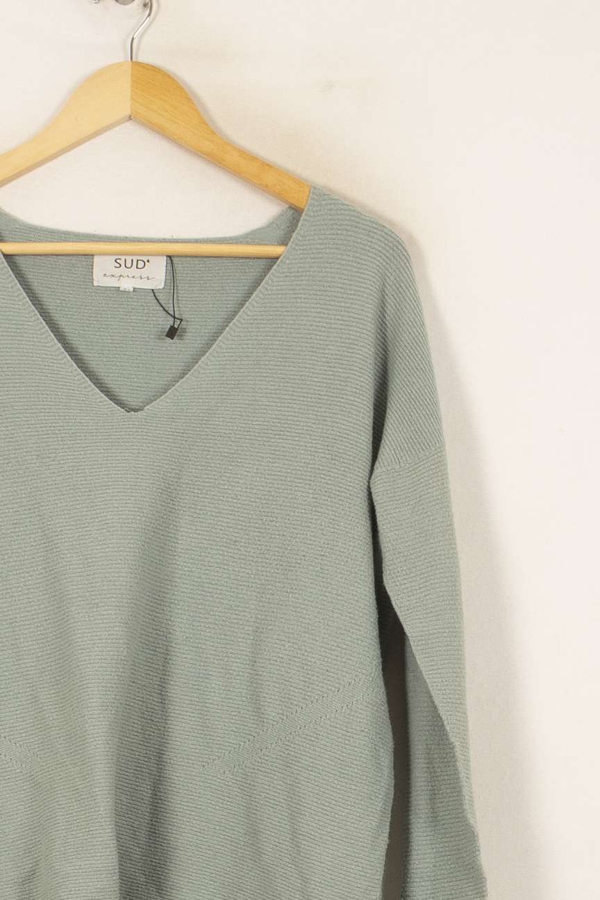 Pull Vert - Taille M/38 de la marque Sud express | PARAD24596 - Vendu par Paradigme - Image 3
