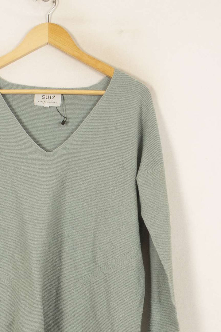 Pull Vert - Taille M/38 de la marque Sud express | PARAD24596 - Vendu par Paradigme - Image 3