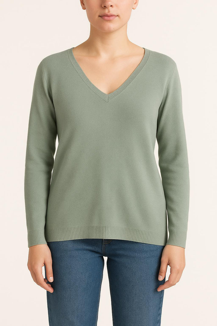 Pull Vert - Taille M/38 de la marque Sud express | PARAD24596 - Vendu par Paradigme - Image 1
