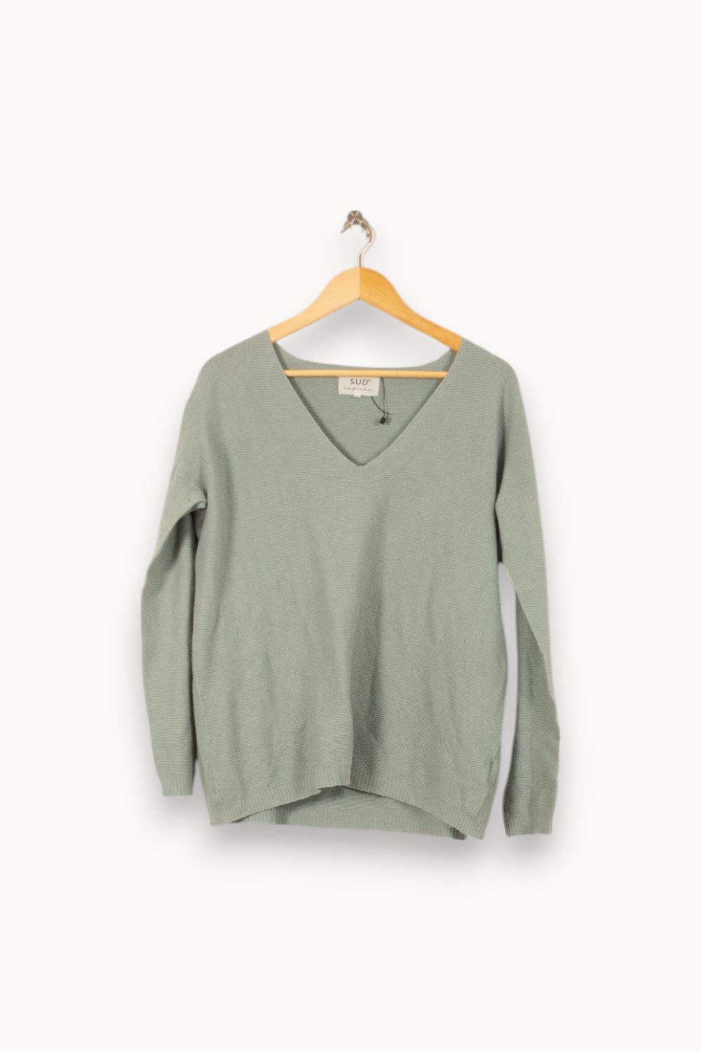 Pull Vert - Taille M/38 de la marque Sud express | PARAD24596 - Vendu par Paradigme - Image 2