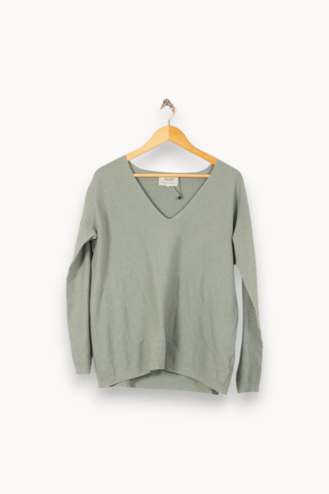 Pull Vert - Taille M/38 de la marque Sud express | PARAD24596 - Vendu par Paradigme - Image 2