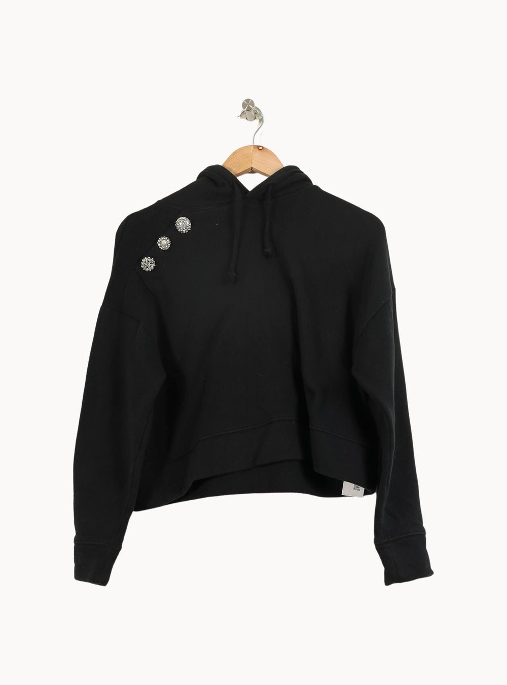 Sweat à Capuche Noir - Taille S/36 de la marque ba&sh | PARAD24607 - Vendu par Paradigme - Image 2