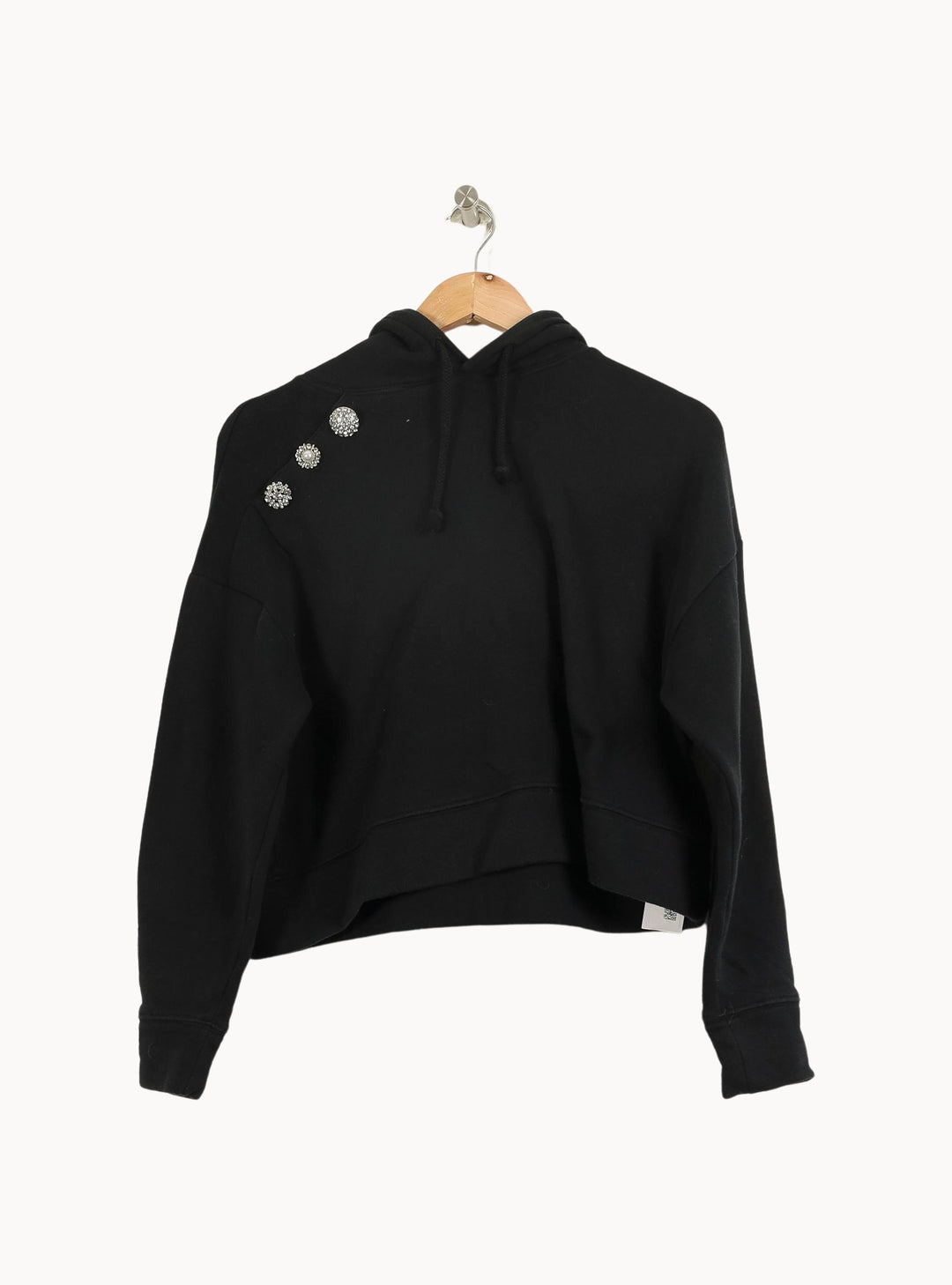 Sweat à Capuche Noir - Taille S/36 de la marque ba&sh | PARAD24607 - Vendu par Paradigme - Image 2