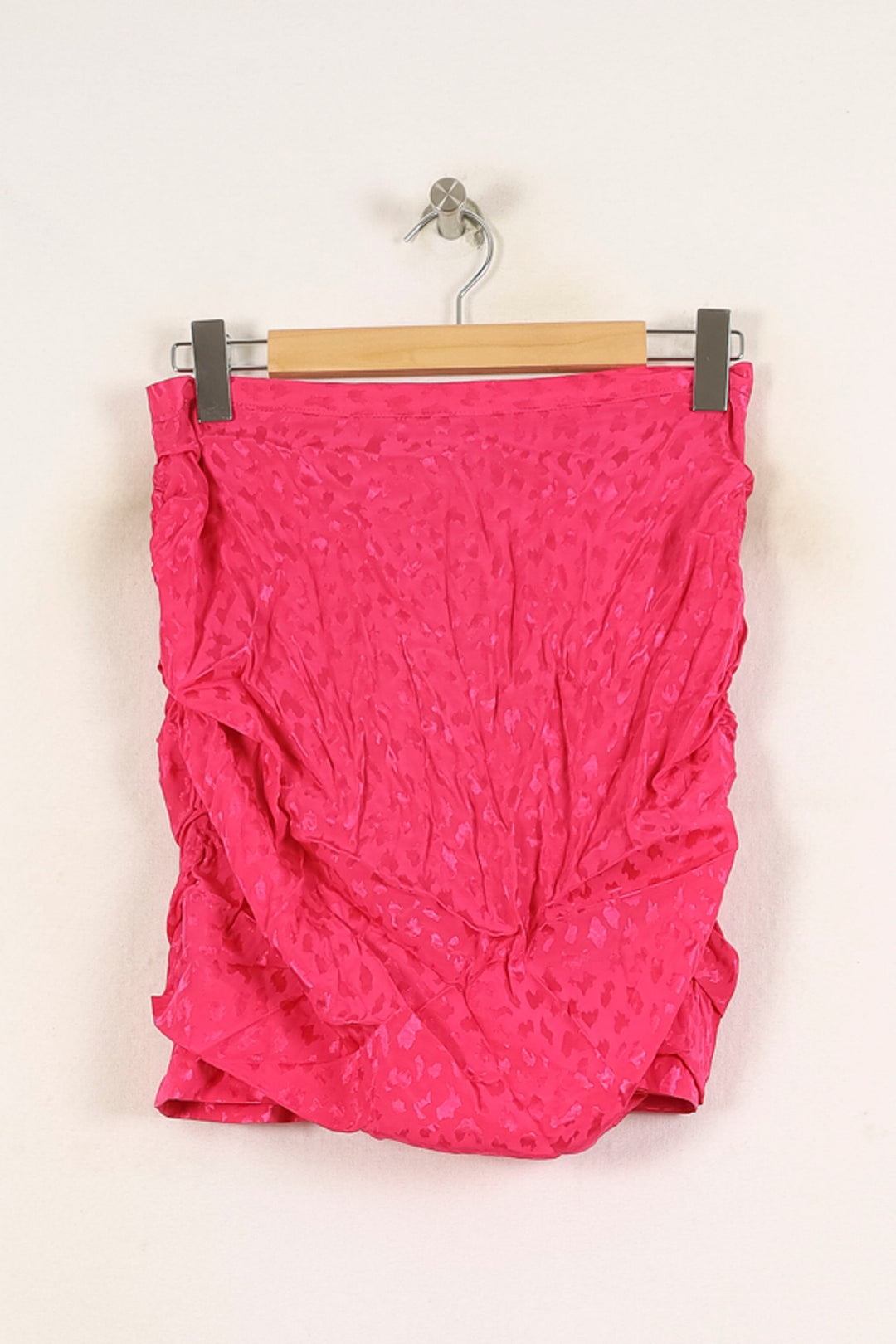 Jupe Drapée Rose - Taille M/38 de la marque Modetrotter | PARAD24618 - Vendu par Paradigme - Image 2