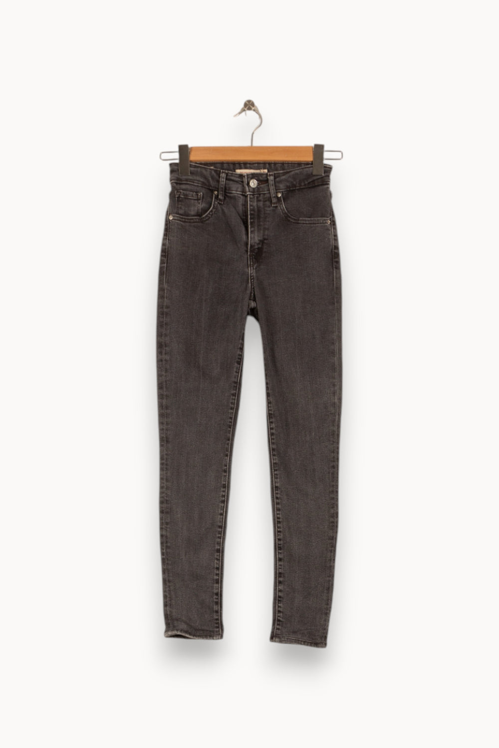 Jean Skinny Gris - Taille XS/34 de la marque Levi's | PARAD24648 - Vendu par Paradigme - Image 2