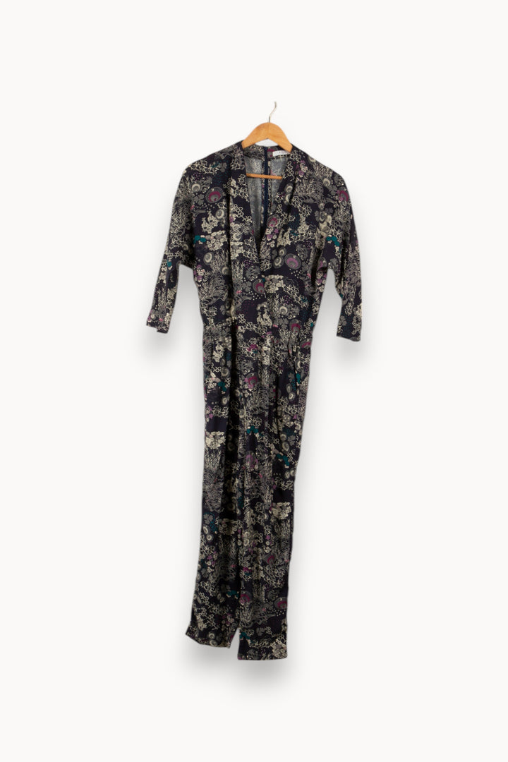 Combinaison bleu foncé à motifs - Taille M/38