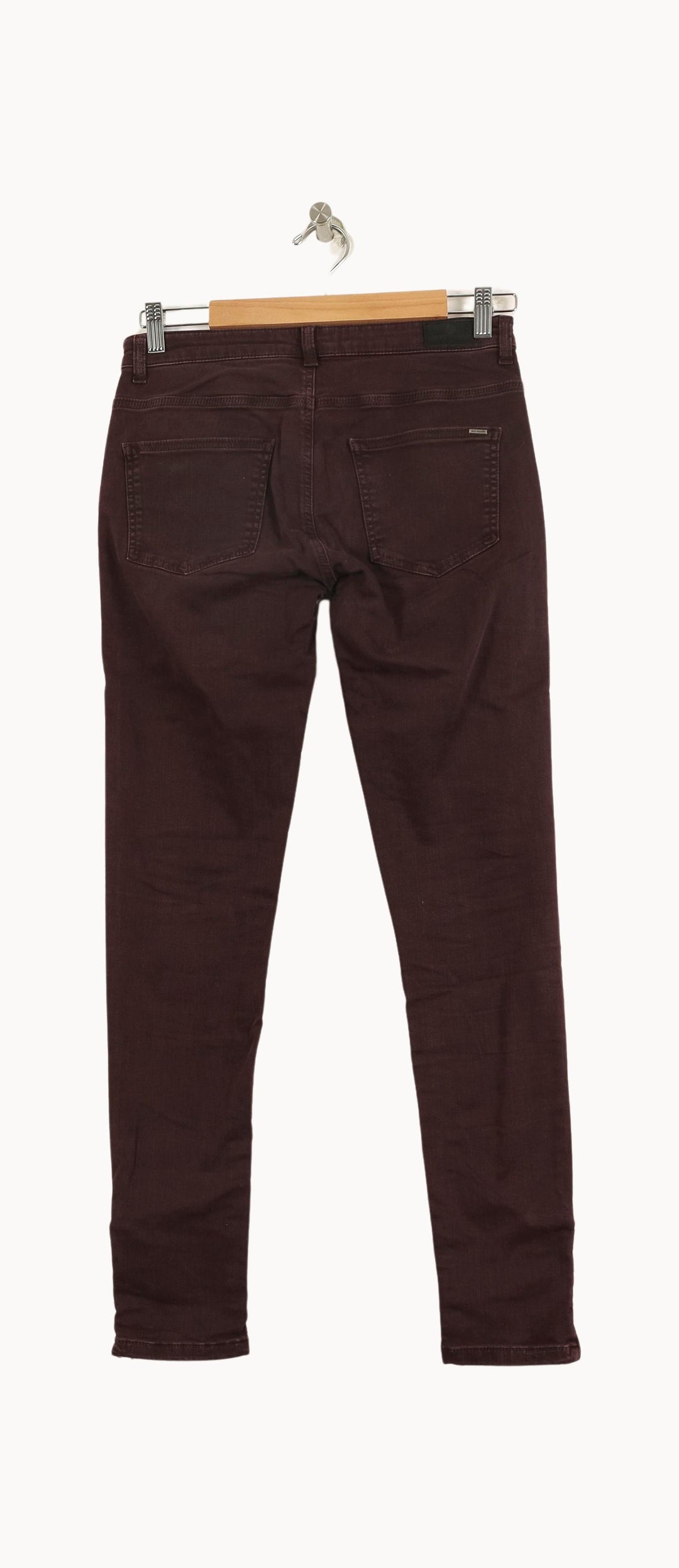 Pantalon Cargo Bordeaux - Taille S/36 de la marque IKKS | PARAD24689 - Vendu par Paradigme - Image 4
